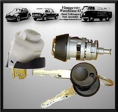 Volkswagen Caddy Mk1 1.1 1.3 1.6 Replacment Ignition Switch Barrel & Keys