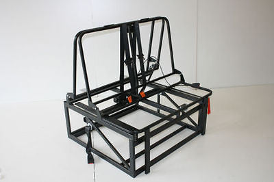 Rock And Roll Bed 3 Point Automatic Lap & Diagonal Seat Belt Kit Black