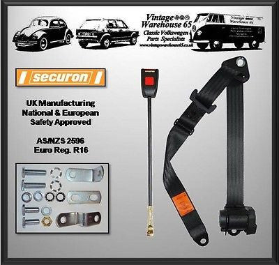 VW Transporter T4 Caravelle Front Automatic Inertia Retractable Seat Belt Kit