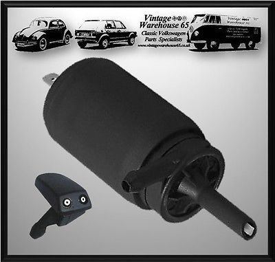 Volkswagen Golf Mk2 1.1 1.3 1.6 1.8 Gti Windscreen Washer Pump & Washer Jet Kit