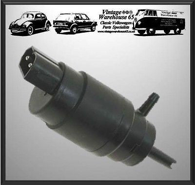 BMW 3 Series E30 1982 to 1992 12v Front Windscreen Wiper Washer Pump