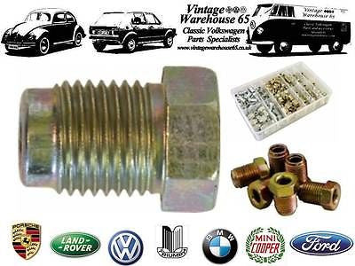 Classic Mini Austin Cooper Clubman Metric 10mm Male Brake Pipe Connectors x 12