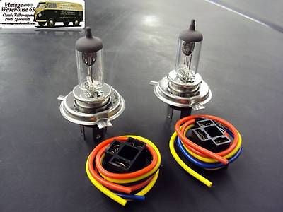 Land Rover Discovery Range Rover H4 Headlight Connectors & Bulbs #