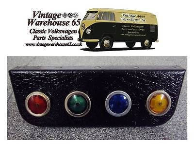 Classic Mini Cooper Clubmann Accessory Warning Lights & Switch Panel 4 Gang