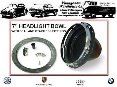 American Classic 7" Sealed Beam Halogen Conversion Headlight Bucket & Fittings