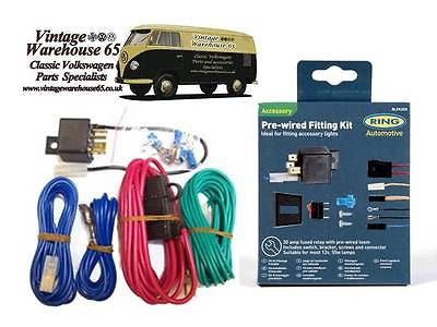 Splitscreen Camper,Beetle,Golf Spot/Fog Lamp Wiring Kit