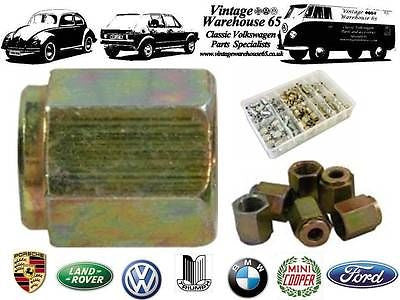 Classic Mini Austin Cooper Clubman Metric 10mm Female Brake Pipe Connectors x 6