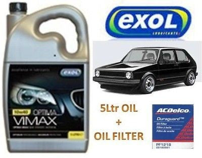 Vw Mk1 Golf Gti 10/40 Semi-Synthetic Engine Oil +Filter
