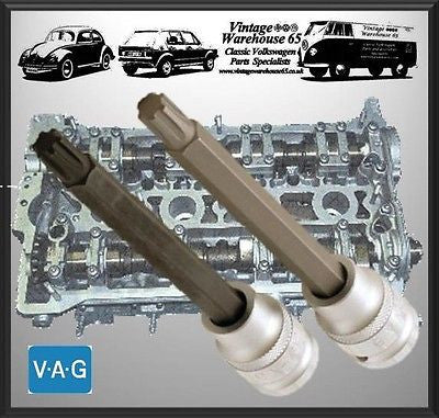 Audi A3 A4 20 Valve Turbo 2pce Cylinder Head Bolt Removal Ribe Bit Set