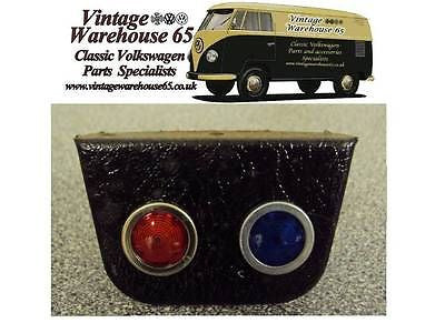 Classic Mini Cooper Clubmann Accessory Warning Lights & Switch Panel 2 Gang #