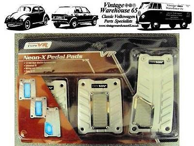 Classic Austin Mini Cooper Clubman City 1275GT Pedal Pad Upgrade Blue Illuminate