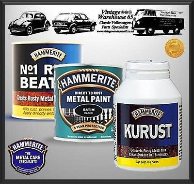Vintage Warehouse 65 Chassis and Floorpan Rust Converter &  Protection Kit