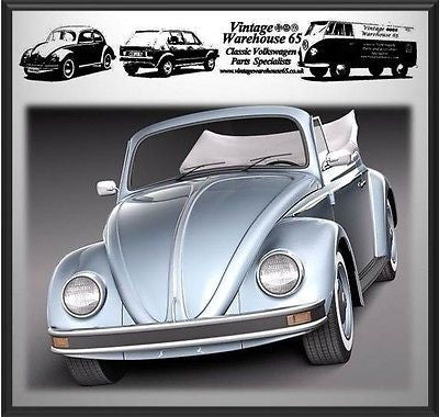 Volkswagen Beetle Cabriolet Full Set Front & Rear Red Automatic Seat Belt Kit