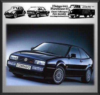 Volkswagen Corrado 16v G60 VR6 Full Set Front & Rear Red Automatic Seat Belt Kit