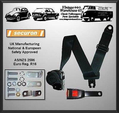 Lotus Esprit Coupe Front Automatic 3 Point Seat Belt Kit