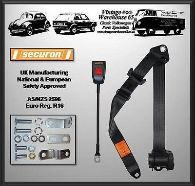 Austin 1100 1300 Saloon Estate Up To >1972 Front Automatic Seat Belt Kit