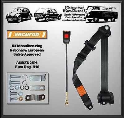 Volkswagen LT 28 31 35 40 45 Van Truck Cab Front 3 Point Automatic Seatbelt Kit