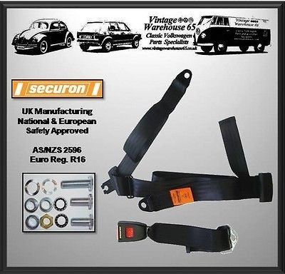 Volkswagen K70 Saloon Rear 3 Point Static Seatbelt Kit Seatbelt Kit #1