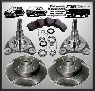 Volkwagen Golf Mk1 Mk2 G60 Rear Stub Axle, Brake Disc & Pad Conversion Upgrade 1