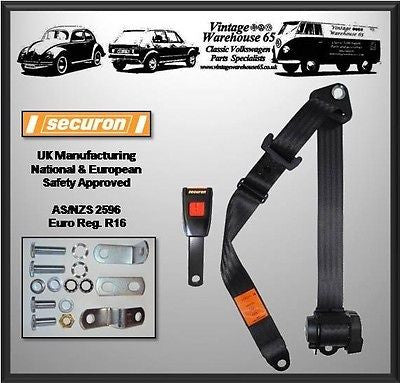 Volkswagen Transporter T5 Van Caravelle Front 3 Point Automatic Seatbelt Kit