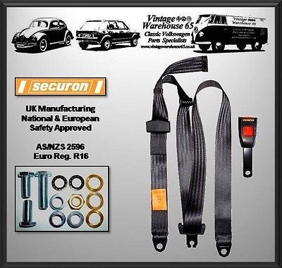 Triumph Stag Convertible Front Static Non-inertia Seat Belt Kit