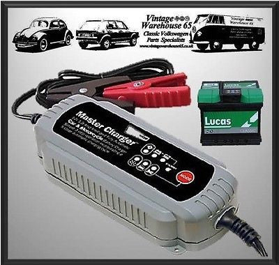 Classic Car & Motorbike Automatic 12v 3.8Amp Intelligent Battery Trickle Charger