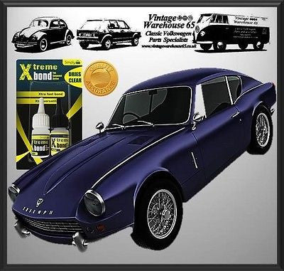 Vintage & Classic Car Extreme Bond Plastic Metal Glass Rubber Repair Kit
