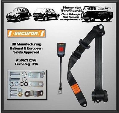 Volkswagen Golf Mk3 & Gti 3 & 5 Door Front 3 Point Fully Automatic Seatbelt Kit
